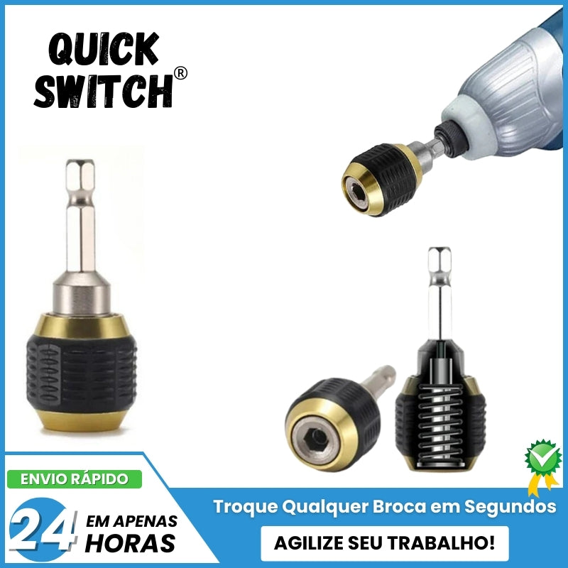 QuickSwitch® - Adaptador Para Trocas de Brocas (DESCONTO DE LANÇAMENTO)