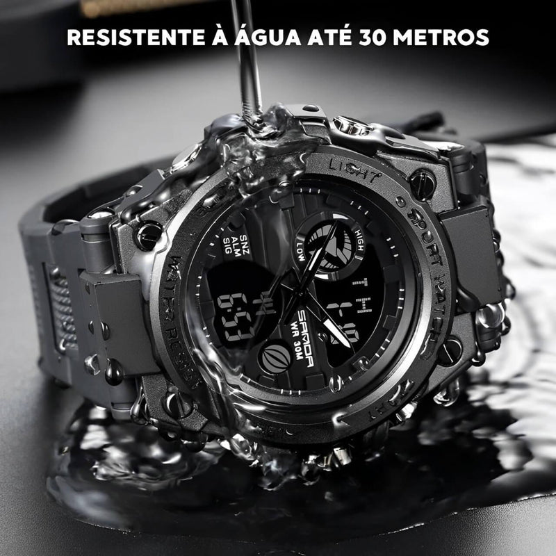 Relógio Masculino Impact™ Ultra Resistente + BRINDE GRÁTIS