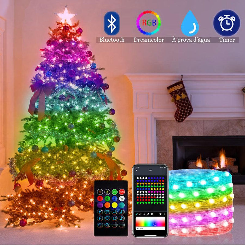 SmartTree™ - Luzes de Led para o Natal Controlados por APP - ÚtilHoy